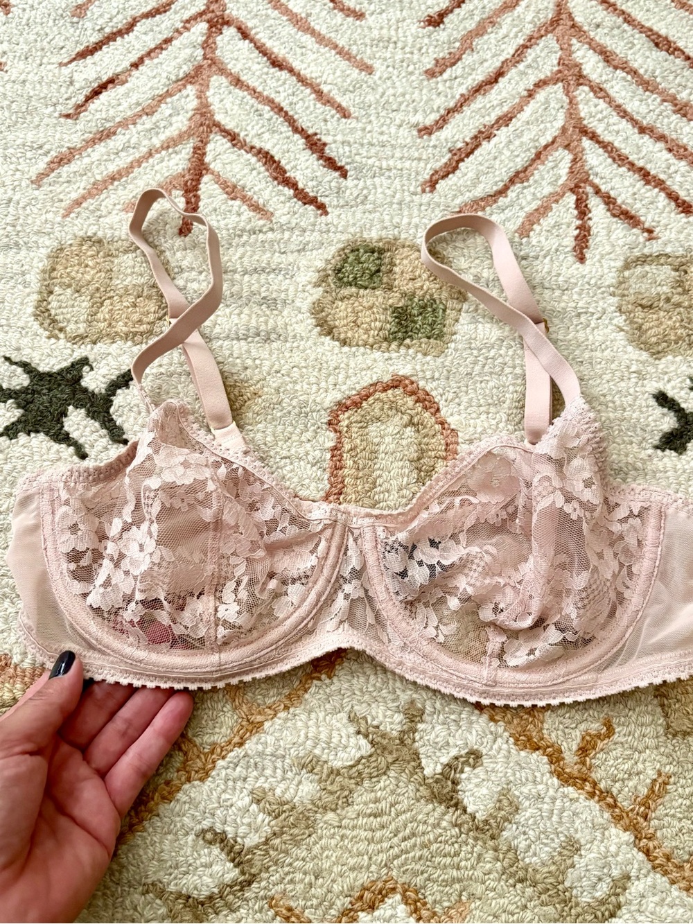 Natori 34C unlined bra light pink